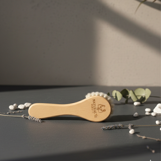 Doğal At Kılı Yüz Fırçası