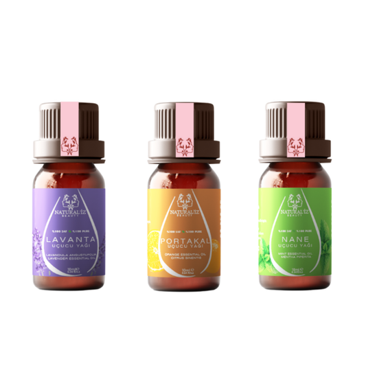 Aromaterapi Uçucu Yağlar 3lü Set
