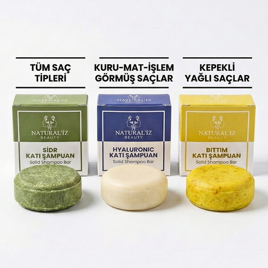 Katı Şampuan 3 lü Set