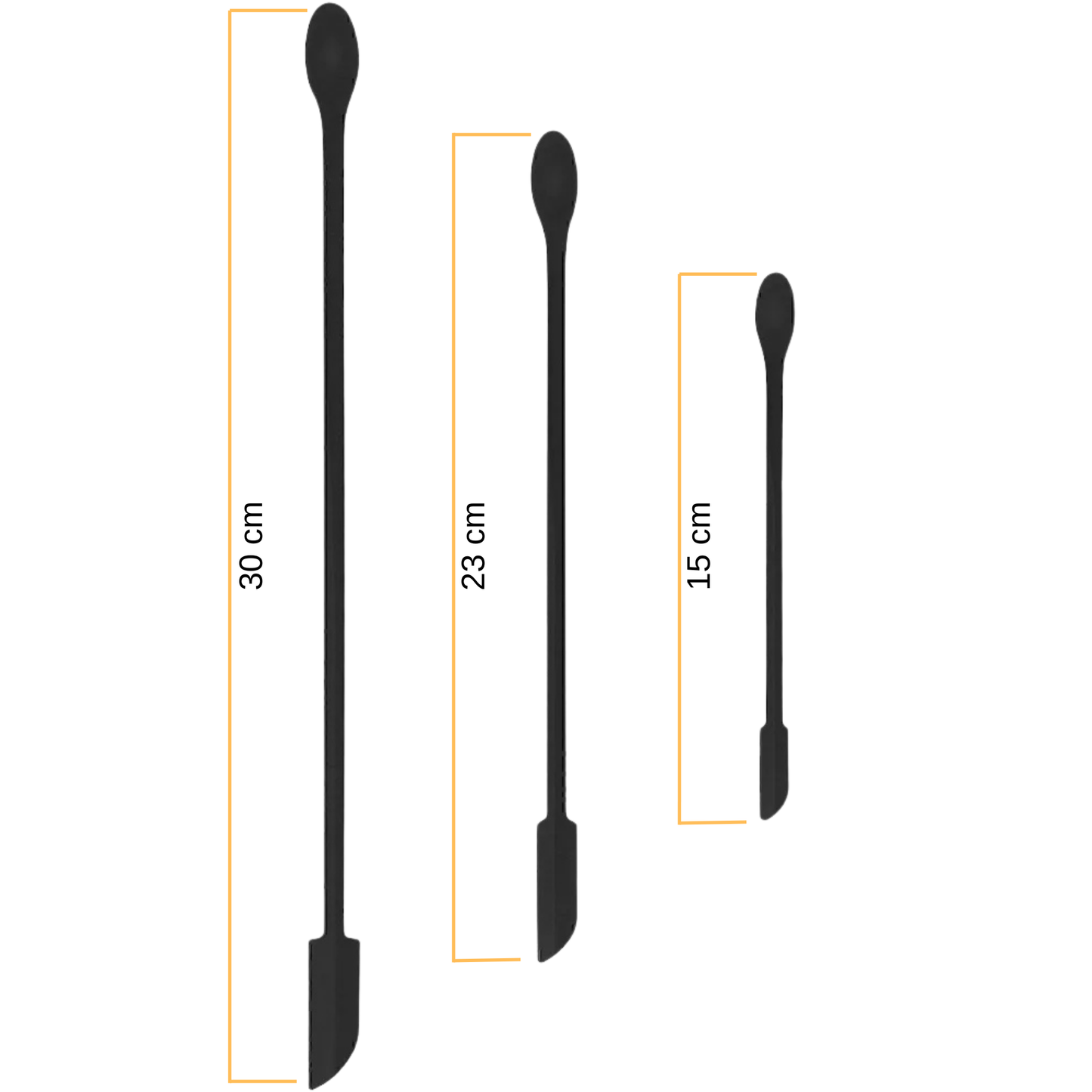 Silikon Şişe Dibi Sıyırıcı Spatula