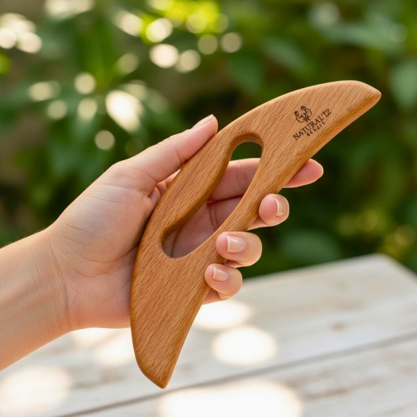 Doğal Ahşap Selülit Giderici Graston Madero Terapi Masaj Aleti