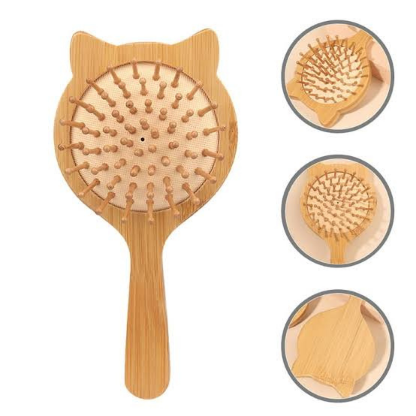 Doğal Bambu Çocuk Saç Fırçası
