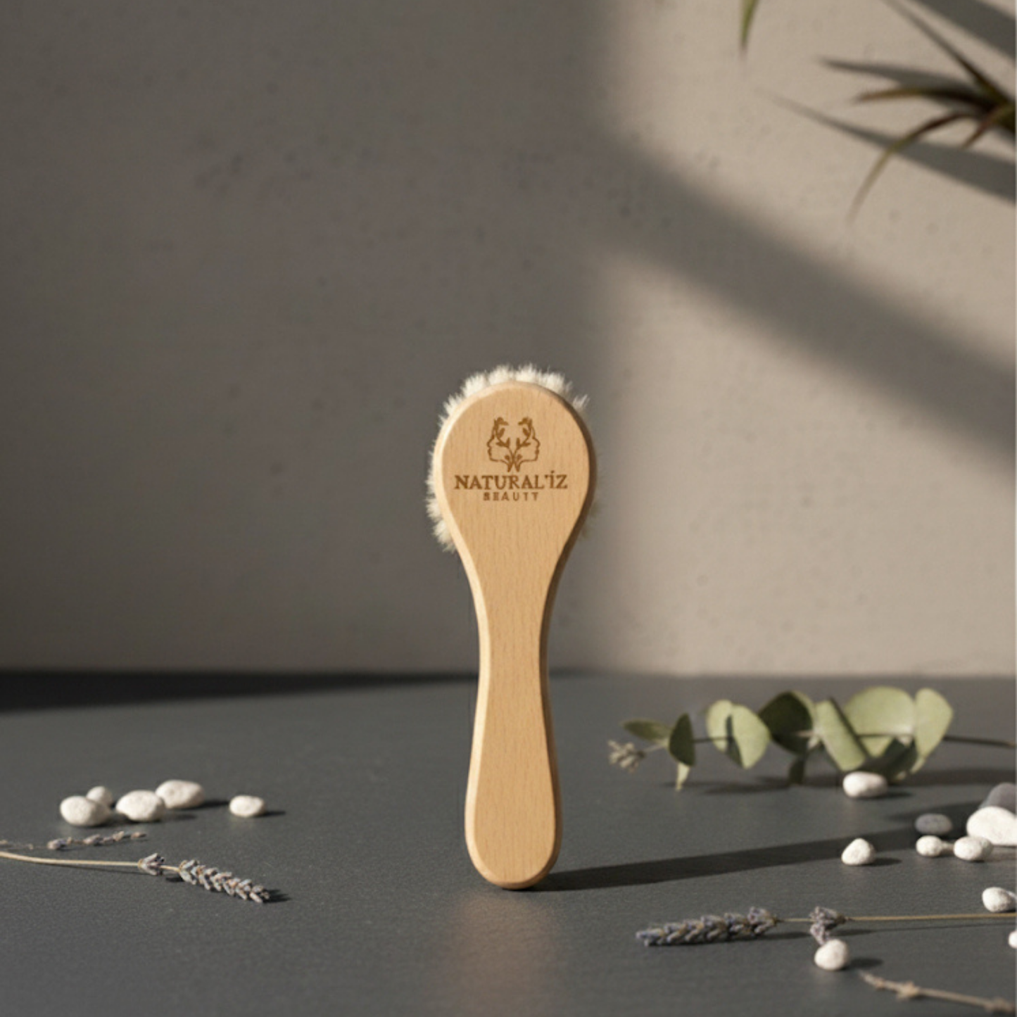 Doğal At Kılı Yüz Fırçası